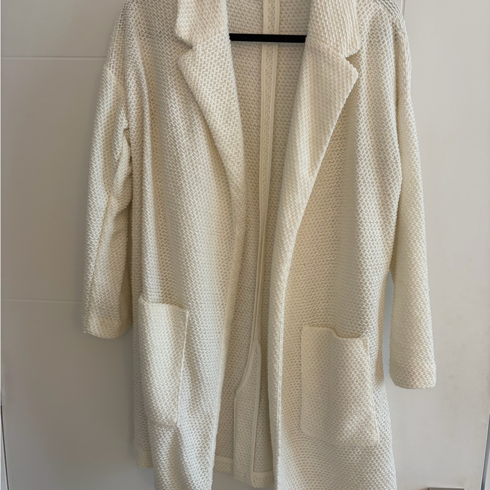 Marine Layer Cream Women's Cardigan